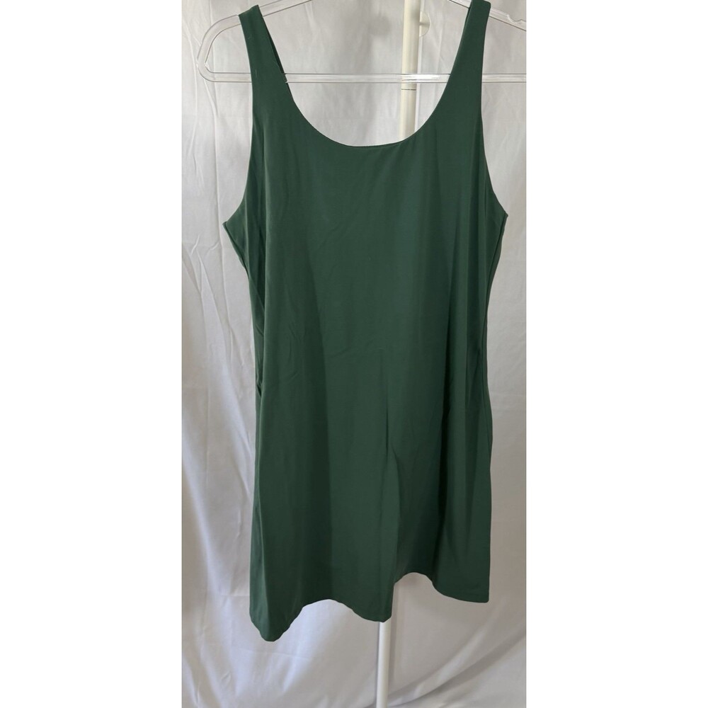 Patagonia Womens Maipo Active Dress Caper Green Built In Shorts Liner Size [X]